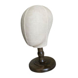 Mannequin Head Tabletop Hats Display Hat Display Rack for Salon Malls Retail dark brown