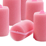 Maxbell 6Pcs Sponge Hair Styling Rollers Twist Tool for Thick Fine Thin Hair DIY