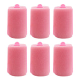 Maxbell 6Pcs Sponge Hair Styling Rollers Twist Tool for Thick Fine Thin Hair DIY