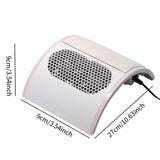 Maxbell Dust Collector Machine Cleaner Low Noise Powerful Nail Vacuum Dust Collector