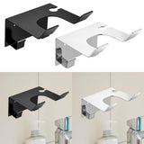 Stainless Steel Hair Dryer Holder Storage Rack for Wall Bathroom Barber Shop Argent