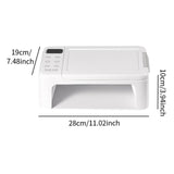 Maxbell LED Nail Lamp 63 Beads Portable Quick Dry LED Nail Dryer for Home Salon Nail