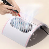 Maxbell Nail Dust Collector Machine Hand Rest Nail Dust Suction Nail Art Suction