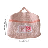 Maxbell Travel Makeup Bag Zipper Large Capacity Toiletry Bag for Friends Girls Women L Pink