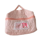 Maxbell Travel Makeup Bag Zipper Large Capacity Toiletry Bag for Friends Girls Women L Pink