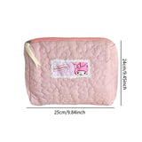 Maxbell Travel Makeup Bag Zipper Large Capacity Toiletry Bag for Friends Girls Women M Pink