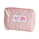 Maxbell Travel Makeup Bag Zipper Large Capacity Toiletry Bag for Friends Girls Women M Pink