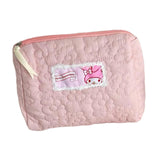 Maxbell Travel Makeup Bag Zipper Large Capacity Toiletry Bag for Friends Girls Women M Pink