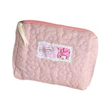 Maxbell Travel Makeup Bag Zipper Large Capacity Toiletry Bag for Friends Girls Women M Pink