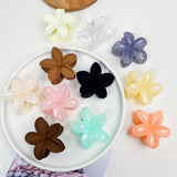 Maxbell Flower Big Hair Claws Clip Fashion Headwear Accessories for Thick Hair Women black