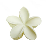Maxbell Flower Big Hair Claws Clip Fashion Headwear Accessories for Thick Hair Women white