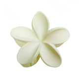 Maxbell Flower Big Hair Claws Clip Fashion Headwear Accessories for Thick Hair Women white