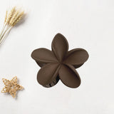 Maxbell Flower Big Hair Claws Clip Fashion Headwear Accessories for Thick Hair Women coffee