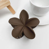 Maxbell Flower Big Hair Claws Clip Fashion Headwear Accessories for Thick Hair Women coffee