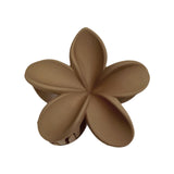 Maxbell Flower Big Hair Claws Clip Fashion Headwear Accessories for Thick Hair Women brown