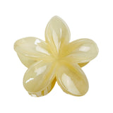 Maxbell Flower Big Hair Claws Clip Fashion Headwear Accessories for Thick Hair Women yellow