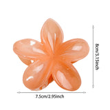 Maxbell Flower Big Hair Claws Clip Fashion Headwear Accessories for Thick Hair Women orange