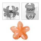 Maxbell Flower Big Hair Claws Clip Fashion Headwear Accessories for Thick Hair Women orange