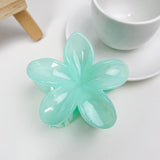 Maxbell Flower Big Hair Claws Clip Fashion Headwear Accessories for Thick Hair Women green
