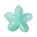 Maxbell Flower Big Hair Claws Clip Fashion Headwear Accessories for Thick Hair Women green