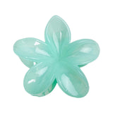 Maxbell Flower Big Hair Claws Clip Fashion Headwear Accessories for Thick Hair Women green