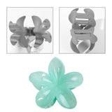 Maxbell Flower Big Hair Claws Clip Fashion Headwear Accessories for Thick Hair Women green