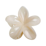 Maxbell Flower Big Hair Claws Clip Fashion Headwear Accessories for Thick Hair Women beige