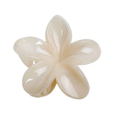 Maxbell Flower Big Hair Claws Clip Fashion Headwear Accessories for Thick Hair Women beige