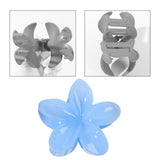 Maxbell Flower Big Hair Claws Clip Fashion Headwear Accessories for Thick Hair Women blue
