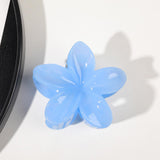 Maxbell Flower Big Hair Claws Clip Fashion Headwear Accessories for Thick Hair Women blue