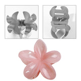 Maxbell Flower Big Hair Claws Clip Fashion Headwear Accessories for Thick Hair Women pink