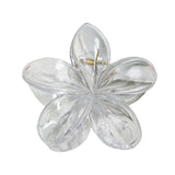 Maxbell Flower Big Hair Claws Clip Fashion Headwear Accessories for Thick Hair Women clear