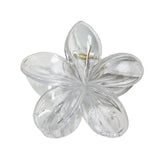 Maxbell Flower Big Hair Claws Clip Fashion Headwear Accessories for Thick Hair Women clear