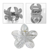 Maxbell Flower Big Hair Claws Clip Fashion Headwear Accessories for Thick Hair Women clear