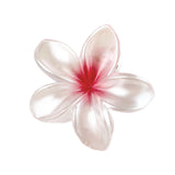 Maxbell Flower Big Hair Claws Clip Fashion Headwear Accessories for Thick Hair Women Pearlescent Red