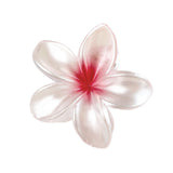 Maxbell Flower Big Hair Claws Clip Fashion Headwear Accessories for Thick Hair Women Pearlescent Red