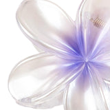 Maxbell Flower Big Hair Claws Clip Fashion Headwear Accessories for Thick Hair Women Pearlescent Purple