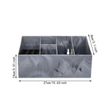 Maxbell Scissors Holder Storage Box Salon Hairdressing Scissors Rack for Clips Combs dark gray
