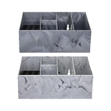 Maxbell Scissors Holder Storage Box Salon Hairdressing Scissors Rack for Clips Combs dark gray