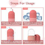 Maxbell Ice Roll for Face Massage Tool Easy to Use Facial Massage Roller for Girls pink