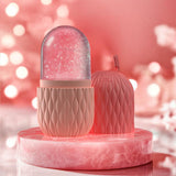 Maxbell Ice Roll for Face Massage Tool Easy to Use Facial Massage Roller for Girls pink