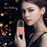 Maxbell Ice Roll for Face Massage Tool Easy to Use Facial Massage Roller for Girls pink