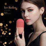 Maxbell Ice Roll for Face Massage Tool Easy to Use Facial Massage Roller for Girls pink