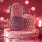 Maxbell Ice Roll for Face Massage Tool Easy to Use Facial Massage Roller for Girls rose red