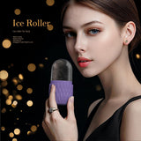 Maxbell Ice Roll for Face Massage Tool Easy to Use Facial Massage Roller for Girls violet