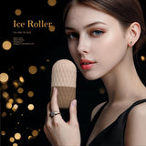 Maxbell Ice Roll for Face Massage Tool Easy to Use Facial Massage Roller for Girls khaki
