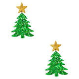 Maxbell Christmas Drop Earrings Trendy Decor for Dating Christmas Gift Birthday Gift green