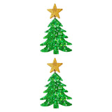 Maxbell Christmas Drop Earrings Trendy Decor for Dating Christmas Gift Birthday Gift green