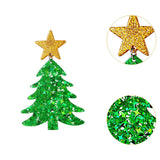 Maxbell Christmas Drop Earrings Trendy Decor for Dating Christmas Gift Birthday Gift green