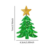 Maxbell Christmas Drop Earrings Trendy Decor for Dating Christmas Gift Birthday Gift green